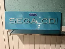 Sega Cd Sign authentic Store Display