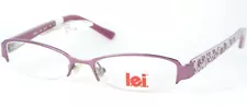 NEW W/ TAG L.e.i. LEIG218 664 PINK EYEGLASSES GLASSES FRAME LEI 218 45-15-125mm