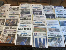 Chicago Cubs 2016 World Series Newspapers. Perfect for fans or memorabilia co.