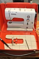 Bernina 830 Record Sewing Machine With Case MISSING FOOT PEDAL