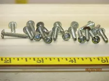 For Sale are:(19)#6-32x3/4"ZINC PLATED Combo Truss HEAD Pilot Pt Machine Screws