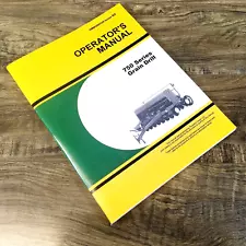 Operators Manual For John Deere 750 Series 752 Grain Drill Maintenance 15ft 10ft