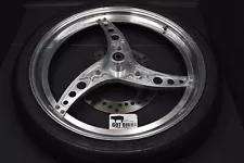 Dragbike KZ GS PMFR 18"Billet Aluminum Front Wheel w/Slick & Rotor NICE Kawasaki