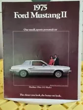 1975 Ford Mustang II Factory Dealership Sales Brochure 12 Page Used