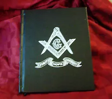 Masonic Mason Freemasonry Lodge Memoir Book Record Diary Journal Log Scrapbook