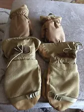 LOT OF COYOTE BROWN MILITARY TRIGGER MITTENS COLD WEATHER GLOVES