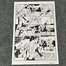 Green Lantern Annual 2021 Original Page 32 Art Comic Hal Jordan Signed Derenick