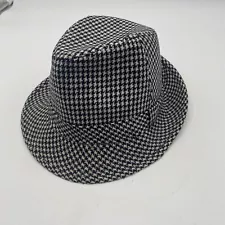 New ListingHoundstooth Bear Bryant Alabama Style Wool Poly Fedora Hat Men’s Medium