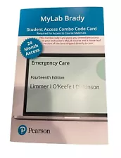 MyLab BRADY Access Combo code w looseleaf code 2 YR EMERGENCY CARE 14th Edition