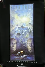 Star Trek 25th Anniversary Poster 1991 20X30