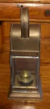 Vintage Handcrafted Brass & Glass Oil Kerosene Lantern