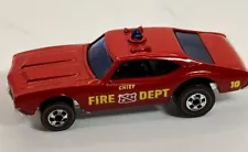 HOTWHEELS REDLINE OLDS 442 FIRE CHIEF CRUISER VERY NICE SHAPE