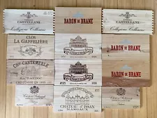 Lot of 12 Wooden Wine Wood Panels Box Crate - Free Shipping