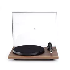 Rega PL1 Planar 1 Turntable with Pre-mounted Carbon MM Cartridge Walnut