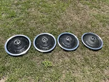 Set of 4 Vintage OEM 1968-1974 Corvette Hubcaps 15" Turbine Cap Wheel Cover