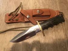 Greg Covington Custom Knife With Wall Custom Sheath.