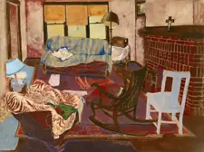 Andy Warhol : Living Room : 1947 : Archival Quality Art Print 13x19