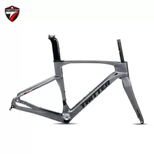 700*45C Carbon Fiber Gravel Bike Frameset Ddisc Brake Through Axle 12*142mm