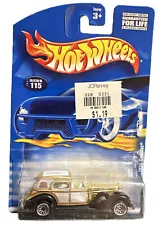 Hot Wheels - 1935 Cadillac - 2001 Collector #115 -Gold w/WSP Wheels