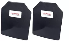 Tactical Scorpion Gear AR500 Level 3 III Body Armor Plates Pair Curved 10 x 12