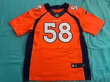 Denver Broncos # 58 Von Miller Nike On Field Jersey Mens Size M