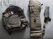 Highland Tactical Olive Drab military Backpack Free Sling Bag (used) Included