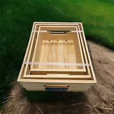 Wooden Crates Set Of 3 Great For Vegetables