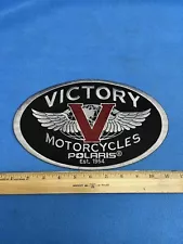 Victory Motorcycles Embroidered Patch 11 X 6.75" Polaris