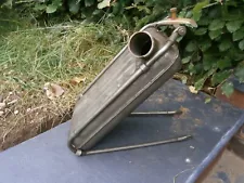 VINTAGE CLASSIC MOTORCYCLE SCOOTER FUEL TANK +FASTENINGS+ EWARTS FUEL FEED DRAIN