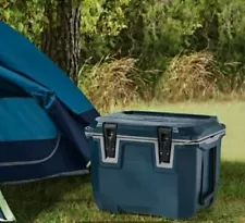 OZARK TRAIL 35 Quart High Performance MICROBAN Hard Cooler Chest BLUE like yeti