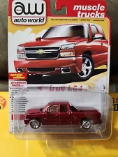 Autoworld Ultra Red 2006 Chevy Silverado SS Chase