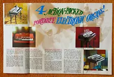 FARFISA Portable Electronic Organs-1967- "Where The Action Is"-Printed in Italy