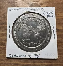 GOOD TIME NOVELTY CASINO $1 ONE DOLLAR GAMING COIN/TOKEN - RWM - Deadwood, S.D.