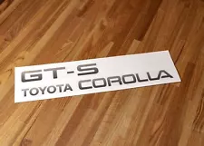 GTS Toyota Corolla AE86 1985 1987 OEM COUPE sticker decal set