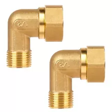 Old Clawfoot Bath Tub Mount Faucet Elbows Installation Kit Adapter Connector ...