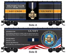 Micro-Trains MTL N-Scale Military Valor Award Box Car Navy Cross/US Navy