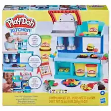 Play-Doh Kitchen Creations Busy Chefs Restaurant Play Set For Kids, 5 Colors