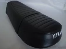 Yamaha ENDURO DT100 DT125 DOUBLE SEAT COMPLETE BLACK