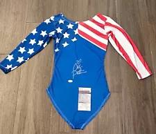 Carly Paterson signed Team USA Leotards Usa Gymnastics Gold Medal Jsa Coa