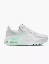 NIKE Air Max Excee White/Mint Trainers, UK size 5.5