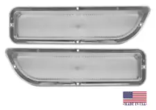 Trim Parts Clear Parking Light Lens Set For 1962-1966 GMC Pickup Trucks