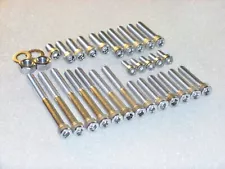 Triumph T100 Daytona 500cc Trophy Trail Stainless Engine Allen Bolts UNC 1968-74