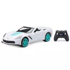 New Bright 1:8 Corvette Battery Radio Control Sports Car, White