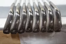 Adams Idea Black Cb3 Iron Set 4-Pw, Gw Stiff Kbs C-Taper Steel 1094208 Good