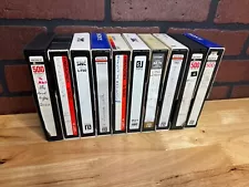 1980s BETAMAX Beta Pre Recorded / Blank Tapes Lot of 10 Sony, TDK, etc 80s