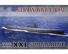 AFVClub WWII German U-Boat Type XXI Submarine - Plastic Model Submarine Kit