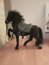 Black Stallion Horse Figurine