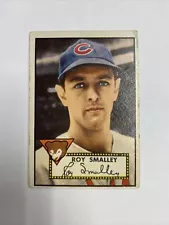 1952 Topps Baseball Roy Smalley Chicago Cubs Card #173