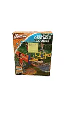 Banzai Aqua Blast Obstacle Course Slide 16'L Inflatable Backyard Aqua Water Park