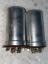 2 Sprague Vintage Tube Amp Electrolytic Capacitors 20/20/20/20 450V